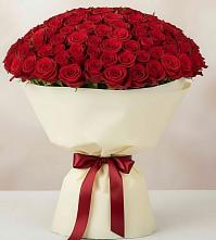 Букет 101 Красная роза Милано в Кавалерово