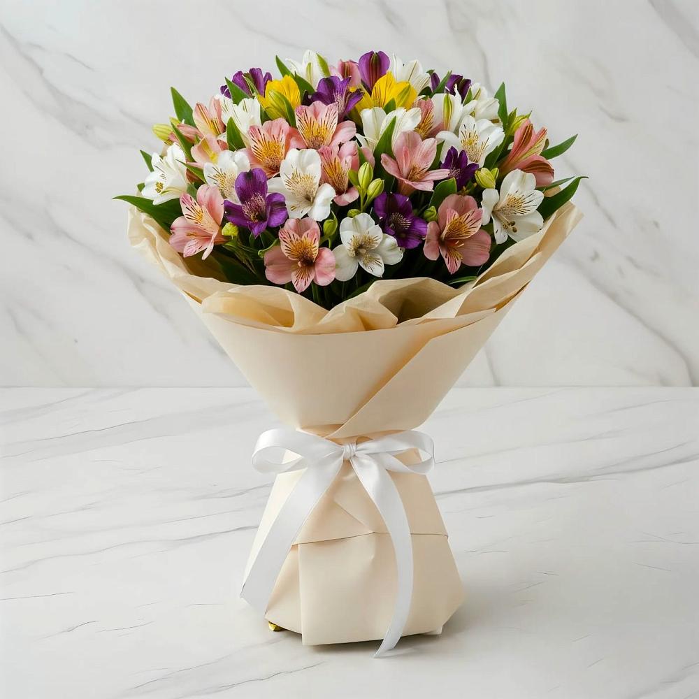 Букет цветов из: Альстромерии в Кавалерово