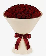 Букет 101 Бордовая роза Блэк Бакарра в Кавалерово
