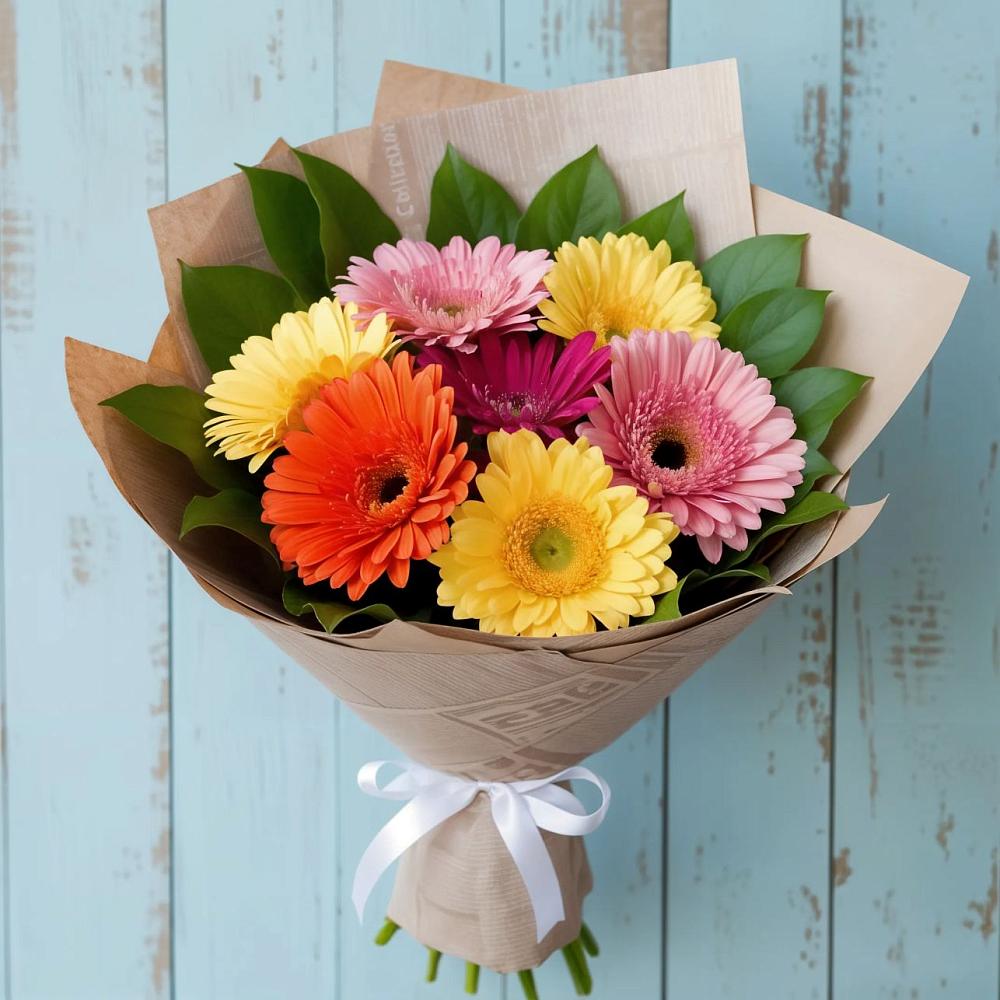 Букет цветов из: Герберы в Кавалерово
