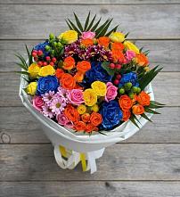 Букет цветов из:  Розы и Хризантемы в Кавалерово